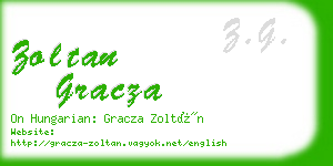 zoltan gracza business card